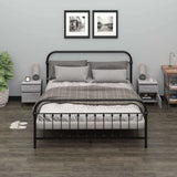 Vidaxl nachtkastjes 2 st 40x35x50 cm grijs sonoma eikenkleurig