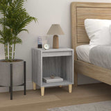 Vidaxl nachtkastjes 2 st 40x35x50 cm grijs sonoma eikenkleurig