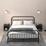 Vidaxl nachtkastjes 2 st 40x35x50 cm zwart