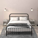 Vidaxl nachtkastjes 2 st 40x35x50 cm betongrijs