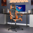 Vidaxl gamestoel kunstleer zwart en oranje