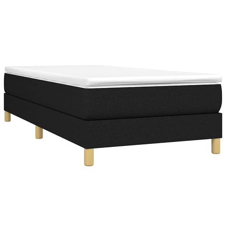 Vidaxl boxspring bed 90x190 cm stof zwart