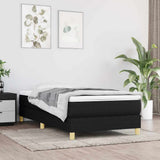 Vidaxl boxspring bed 100x200 cm stof zwart