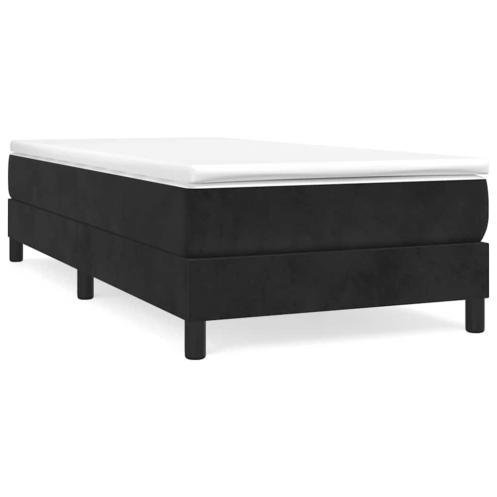 Vidaxl boxspring bed 100x200 cm fluweel zwart
