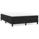 Vidaxl boxspring bed 140x200 cm fluweel zwart