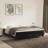 Vidaxl boxspring bed 160x200 cm fluweel zwart