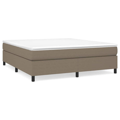 Vidaxl boxspring bed stof taupe 180x200 cm