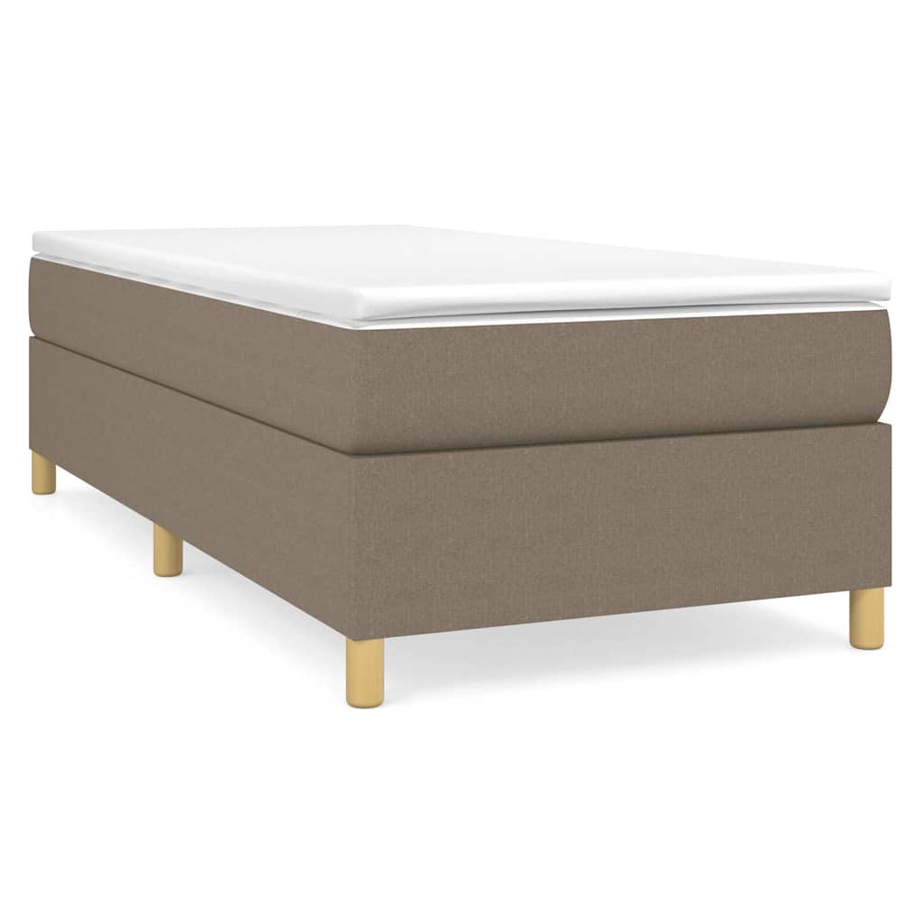 Vidaxl boxspring bed 80x200 cm stof taupe