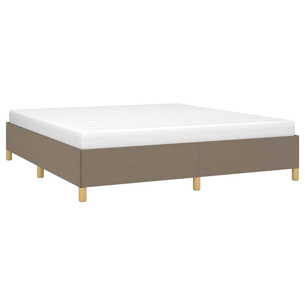 Vidaxl boxspring bed stof taupe 180x200 cm