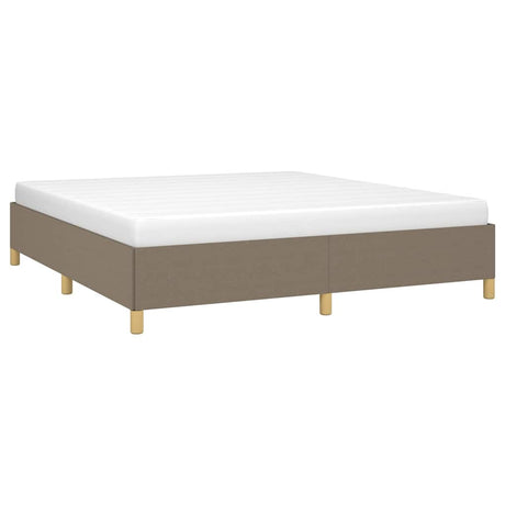 Vidaxl boxspring bed stof taupe 180x200 cm