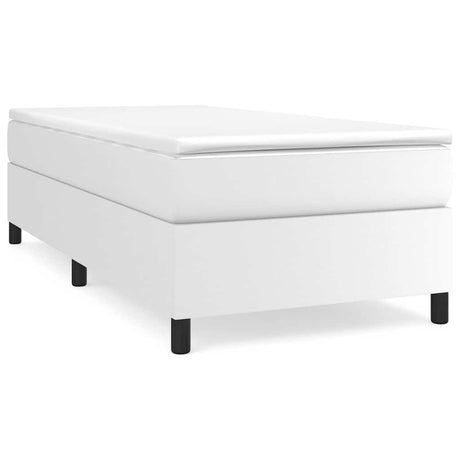 Vidaxl boxspring bed kunstleer wit 80x200 cm