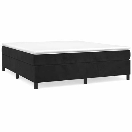 Vidaxl boxspring bed 200x200 cm fluweel zwart