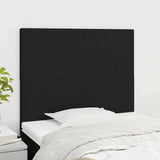 Vidaxl hoofdbord zwart 80x5x118 128 cm stof