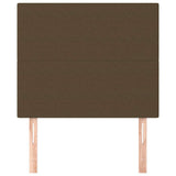 Vidaxl hoofdbord donkerbruin 80x5x118 128 cm stof