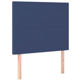 Vidaxl hoofdbord blauw 80x5x118 128 cm stof