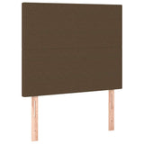 Vidaxl hoofdbord donkerbruin 100x5x118 128 cm stof