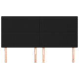 Vidaxl hoofdbord zwart 160x5x118 128 cm stof