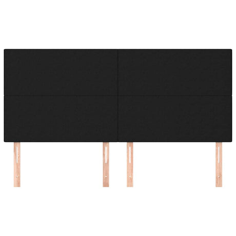 Vidaxl hoofdbord zwart 160x5x118 128 cm stof