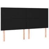 Vidaxl hoofdbord zwart 200x5x118 128 cm stof