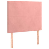 Vidaxl hoofdbord roze 80x5x118 128 cm fluweel