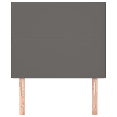 Vidaxl hoofdbord grijs 90x5x118 128 cm kunstleer