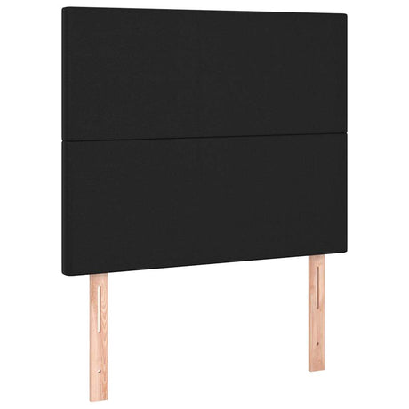 Vidaxl hoofdbord zwart 100x5x118 128 cm kunstleer