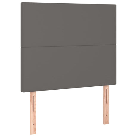 Vidaxl hoofdbord grijs 100x5x118 128 cm kunstleer