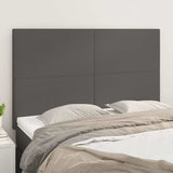 Vidaxl hoofdbord grijs 144x5x118 128 cm kunstleer