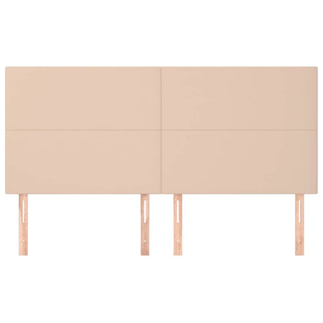 Vidaxl hoofdbord cappuccino 160x5x118 128 cm kunstleer