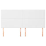 Vidaxl hoofdbord wit 200x5x118 128 cm kunstleer