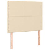 Vidaxl hoofdbord crème 90x5x118 128 cm stof