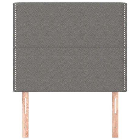 Vidaxl hoofdbord donkergrijs 100x5x118 128 cm stof