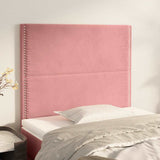 Vidaxl hoofdbord roze 100x5x118 128 cm fluweel
