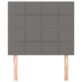 Vidaxl hoofdbord donkergrijs 80x5x118 128 cm stof