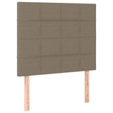 Vidaxl hoofdbord taupe 90x5x118 128 cm stof