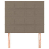 Vidaxl hoofdbord taupe 90x5x118 128 cm stof