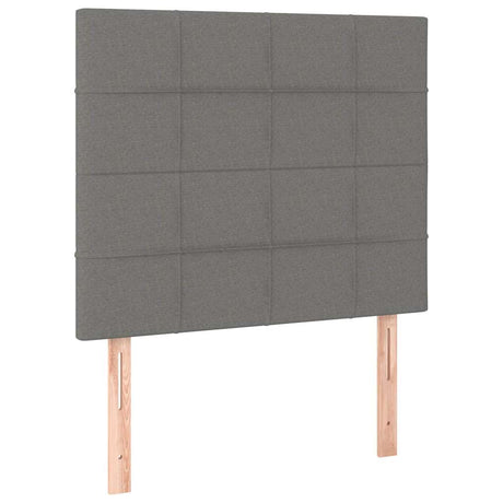 Vidaxl hoofdbord donkergrijs 100x5x118 128 cm stof
