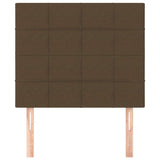 Vidaxl hoofdbord donkerbruin 100x5x118 128 cm stof