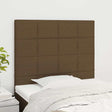 Vidaxl hoofdbord donkerbruin 100x5x118 128 cm stof