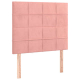 Vidaxl hoofdbord roze 80x5x118 128 cm fluweel