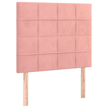Vidaxl hoofdbord roze 80x5x118 128 cm fluweel