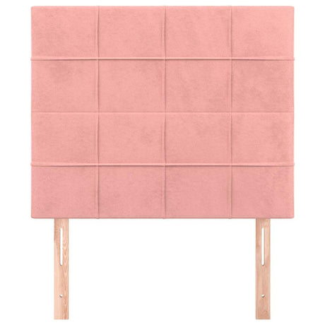 Vidaxl hoofdbord roze 80x5x118 128 cm fluweel