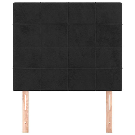 Vidaxl hoofdbord zwart 100x5x118 128 cm fluweel