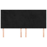 Vidaxl hoofdbord zwart 160x5x118 128 cm fluweel