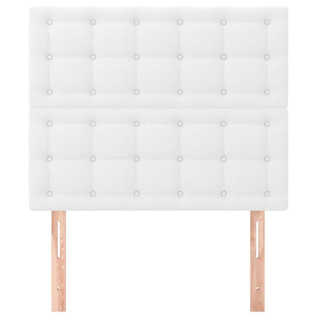 Vidaxl hoofdbord wit 100x5x118 128 cm kunstleer