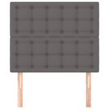 Vidaxl hoofdbord grijs 100x5x118 128 cm kunstleer