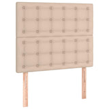 Vidaxl hoofdbord cappuccino 100x5x118 128 cm kunstleer