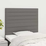 Vidaxl hoofdbord donkergrijs 80x5x118 128 cm stof