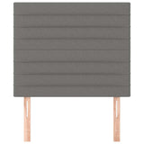 Vidaxl hoofdbord donkergrijs 90x5x118 128 cm stof