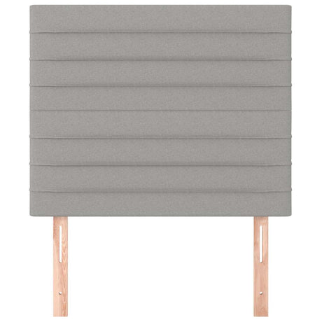 Vidaxl hoofdbord lichtgrijs 100x5x118 128 cm stof